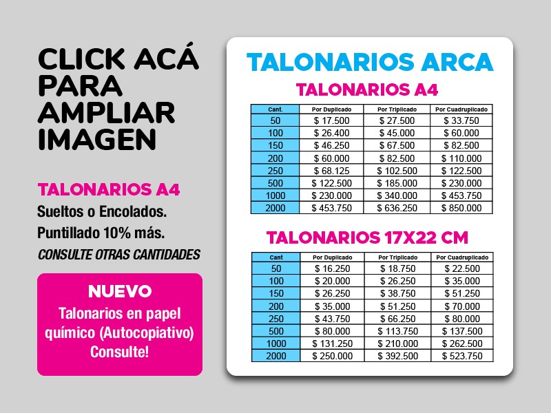Talonarios
